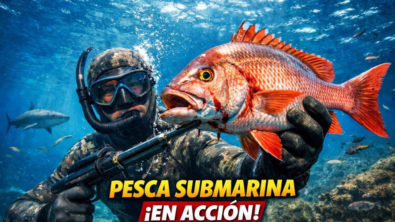 Pesca Submarina EXTREMA!🎣Arponeando PARGOS Gigantes Bajo el Agua 😱