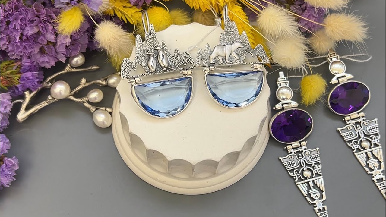 Краски ВЕСНЫ🍀в украшениях от ФИТ🍀 серебро и натуральные камни