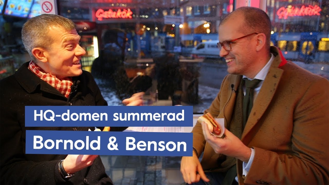 HQ-domen summerad över två varmkorvar – Bornold och Benson kommenterar