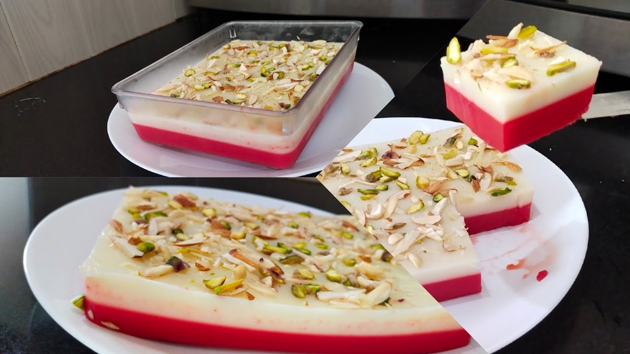 Agar Agar Milk pudding | China Grass Pudding | Kadal paasi pudding| Double layer pudding Dessert