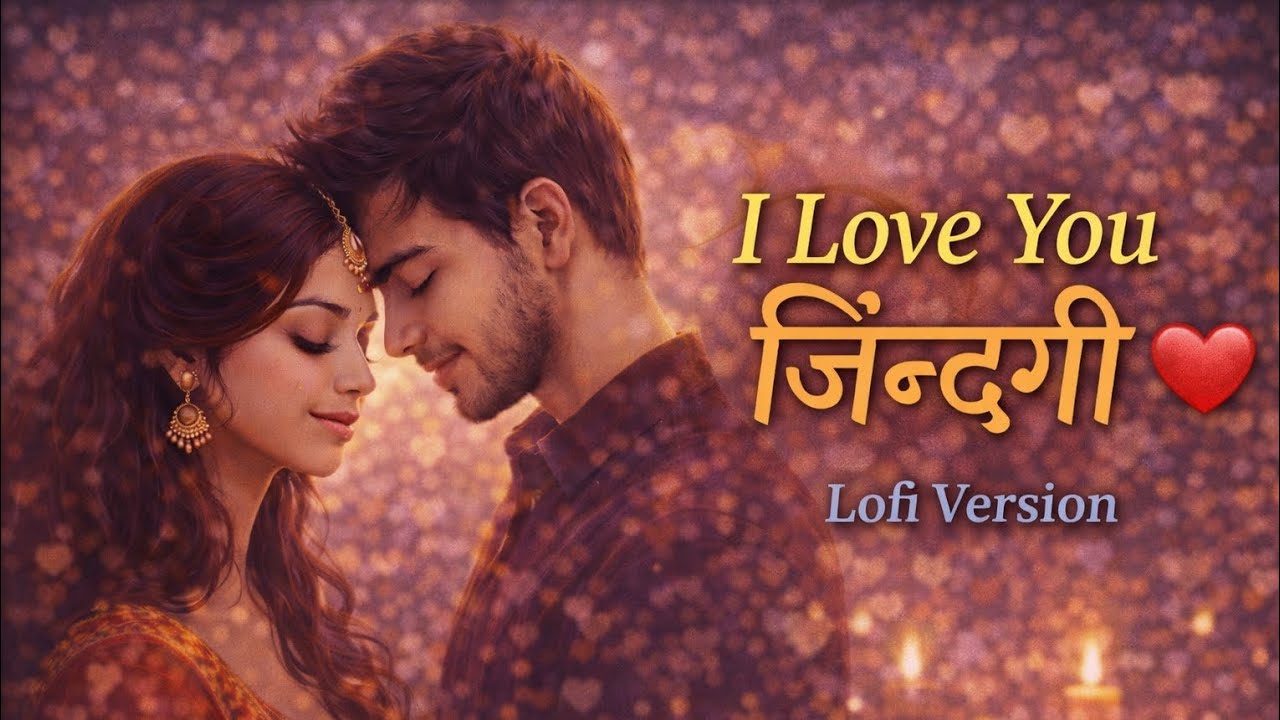 I Love You Zindagi ❤️ | Lofi Version | Slowed + Reverb | Feel Good Chill Vibes