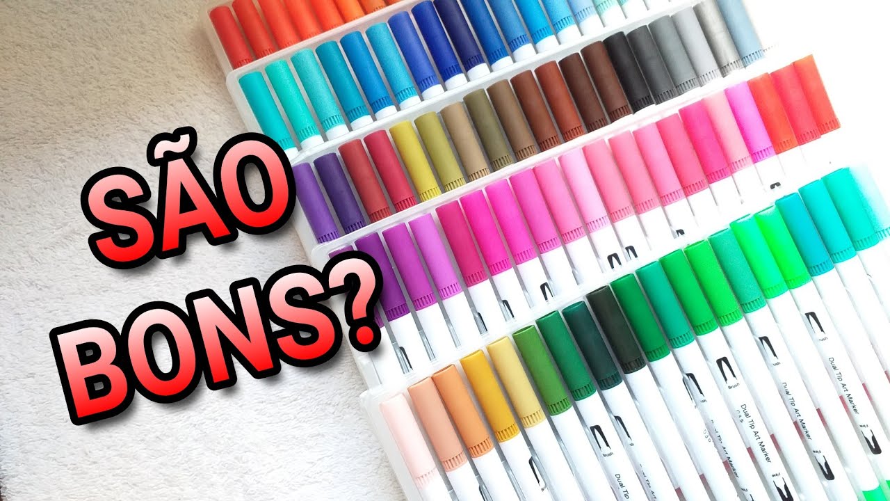 DUAL TIP BRUSH PENS vale a pena? - lisboaarts
