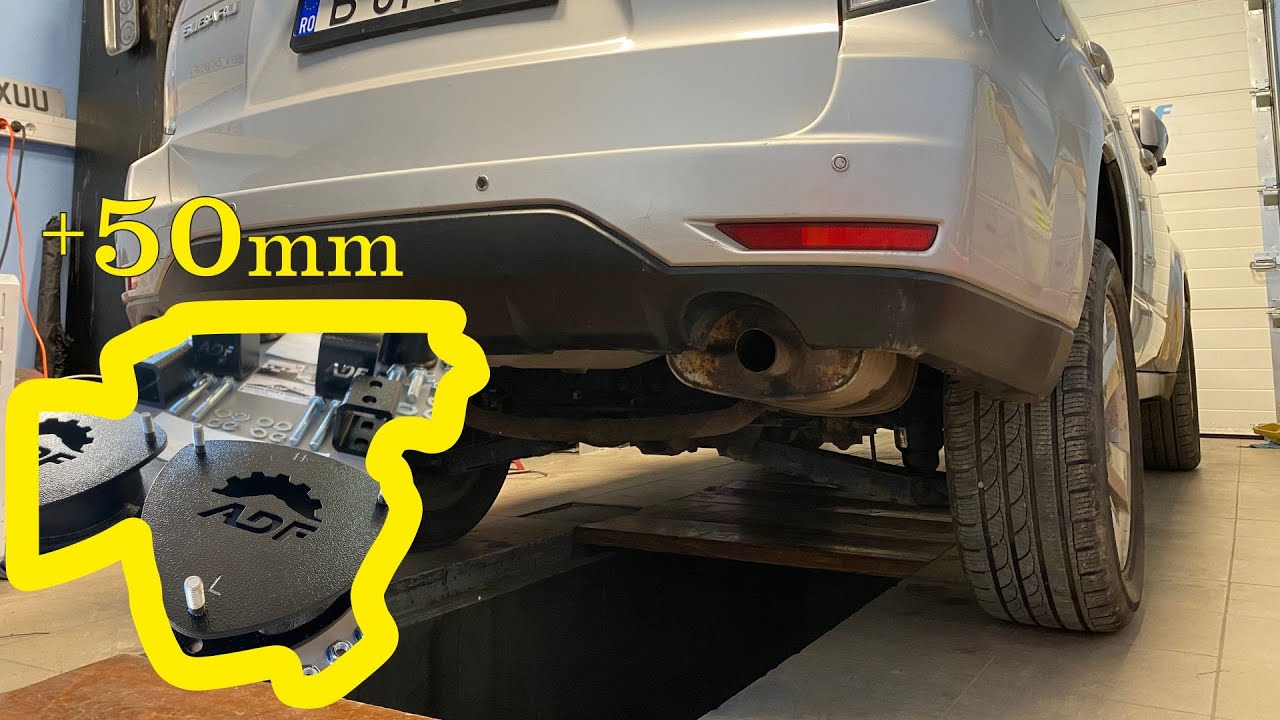 Subaru Forester 2009-2013 Before and After ADF Lift Kit (English subtitle)
