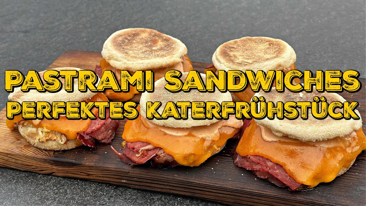PASTRAMI REUBEN SANDWICHES - Fingerfood an Neujahr