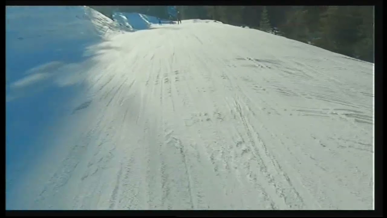 Super Gaudi mit dem Snowboard