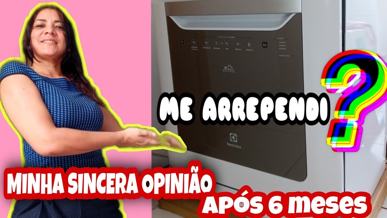Resenha completa da Lava-Louças Electrolux 8 Serviços LE08-PASSO A PASSO COMO USAR!.lava mesmo?