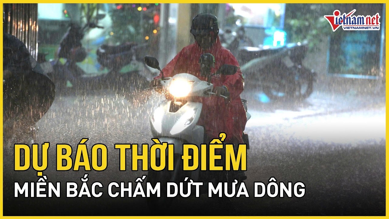 Nóng: Thời điểm miền Bắc chấm dứt mưa dông, không khí lạnh sắp “tái xuất” bành trướng dữ dội