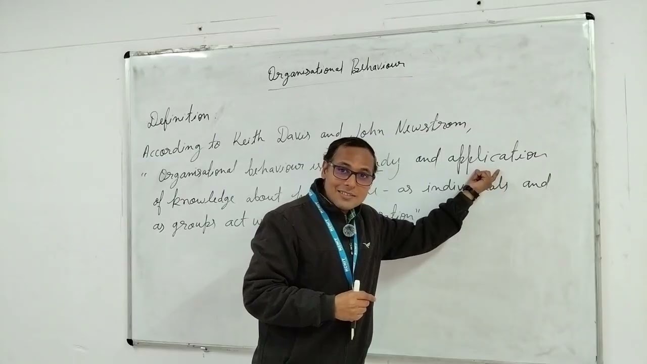 Organisational Behaviour (OB) Introduction and Definition 