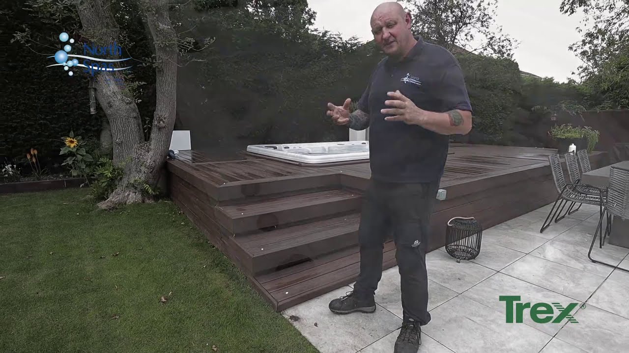 Trex Composite Decking by North Spas at Darras Hall!