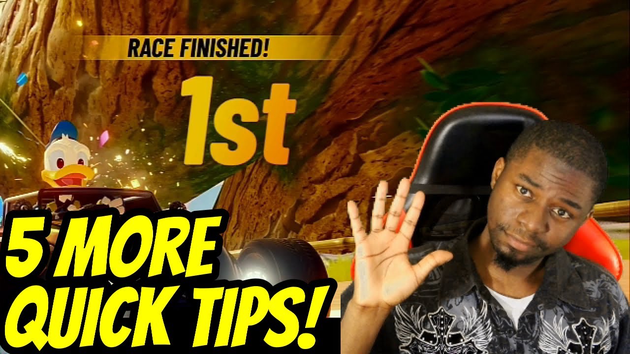DISNEY SPEEDSTORM - 5 MORE QUICK TIPS TO HELP YOU WIN MORE RACES!