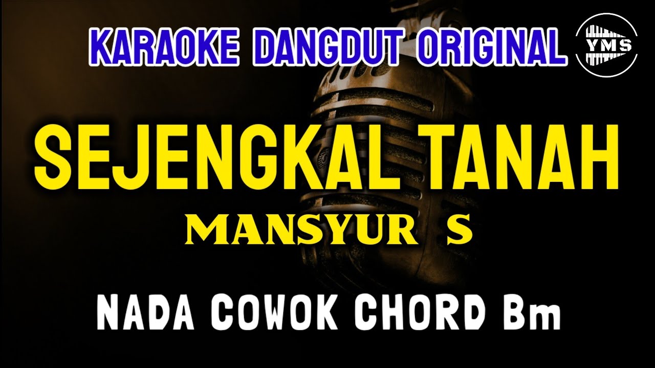 SEJENGKAL TANAH - MANSYUR S || KARAOKE DANGDUT ORIGINAL || NADA COWOK