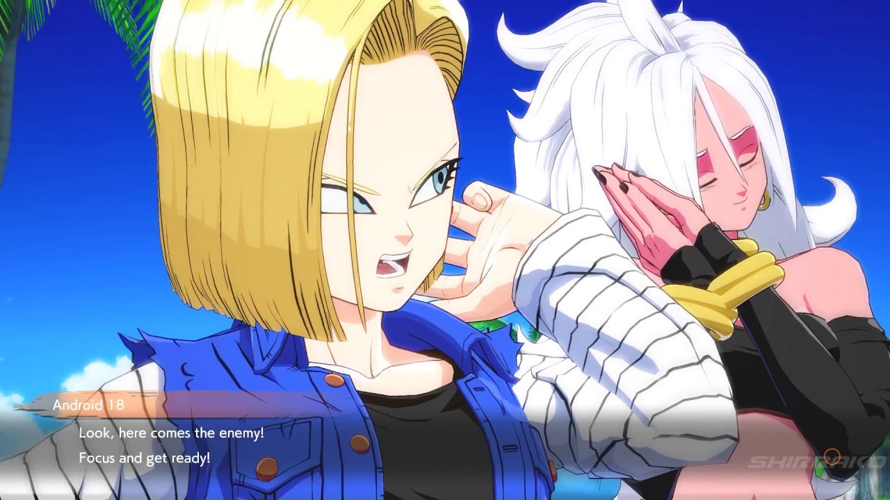 Dragon Ball FighterZ - Android 21 Embarrasses Android 18