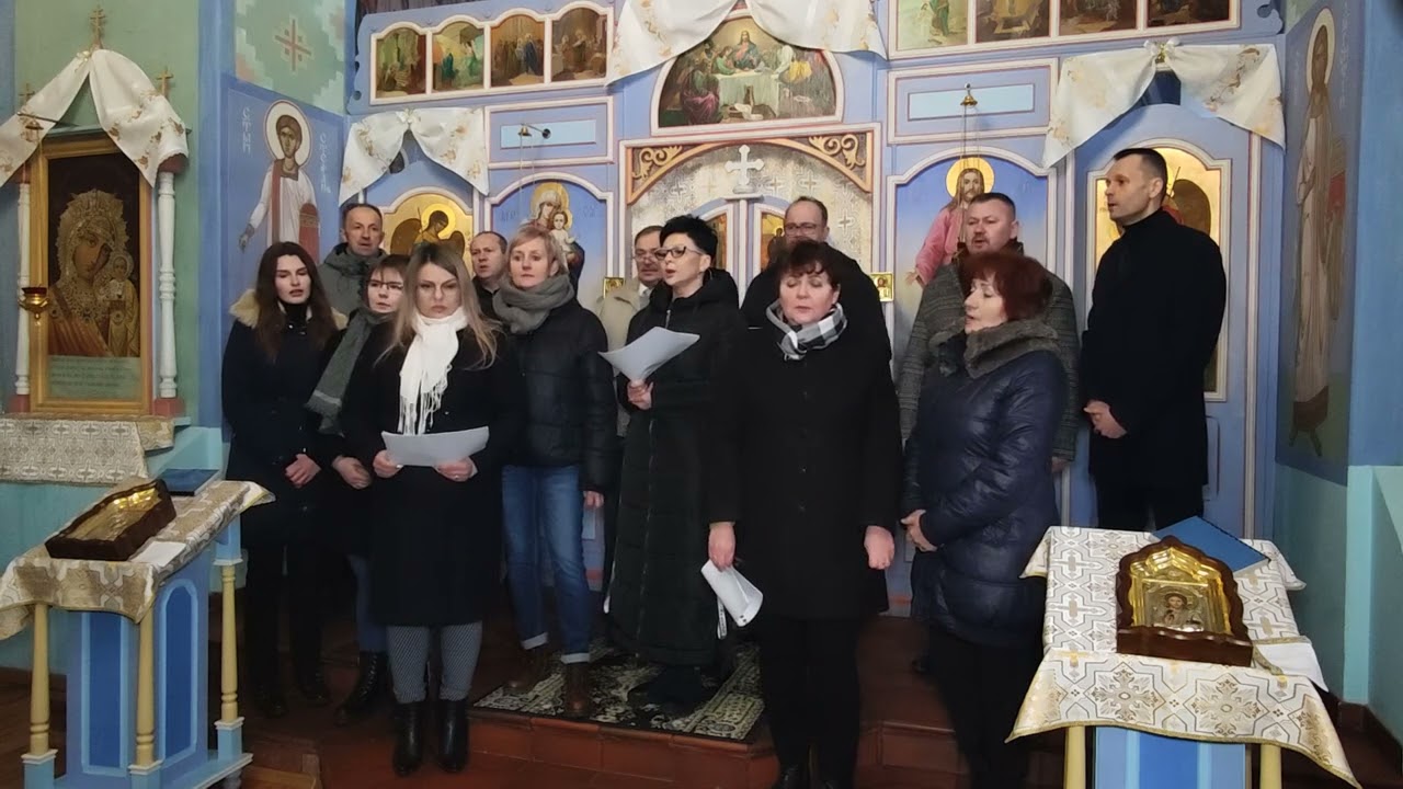 Śpiewanie kolęd z Chórem Cerkiewnym przy Parafii Prawosławnej Zaśnięcia Przenajświętszej Bogarodzicy
