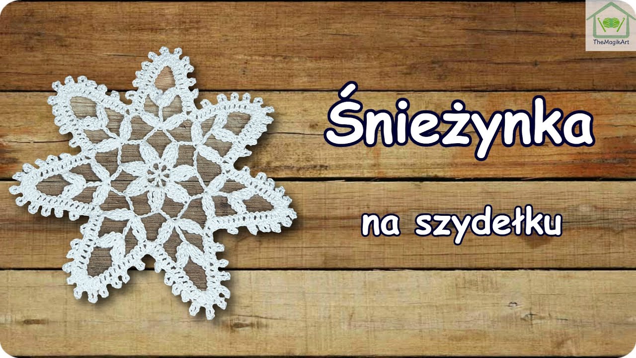 Śnieżynka #20 na szydełku