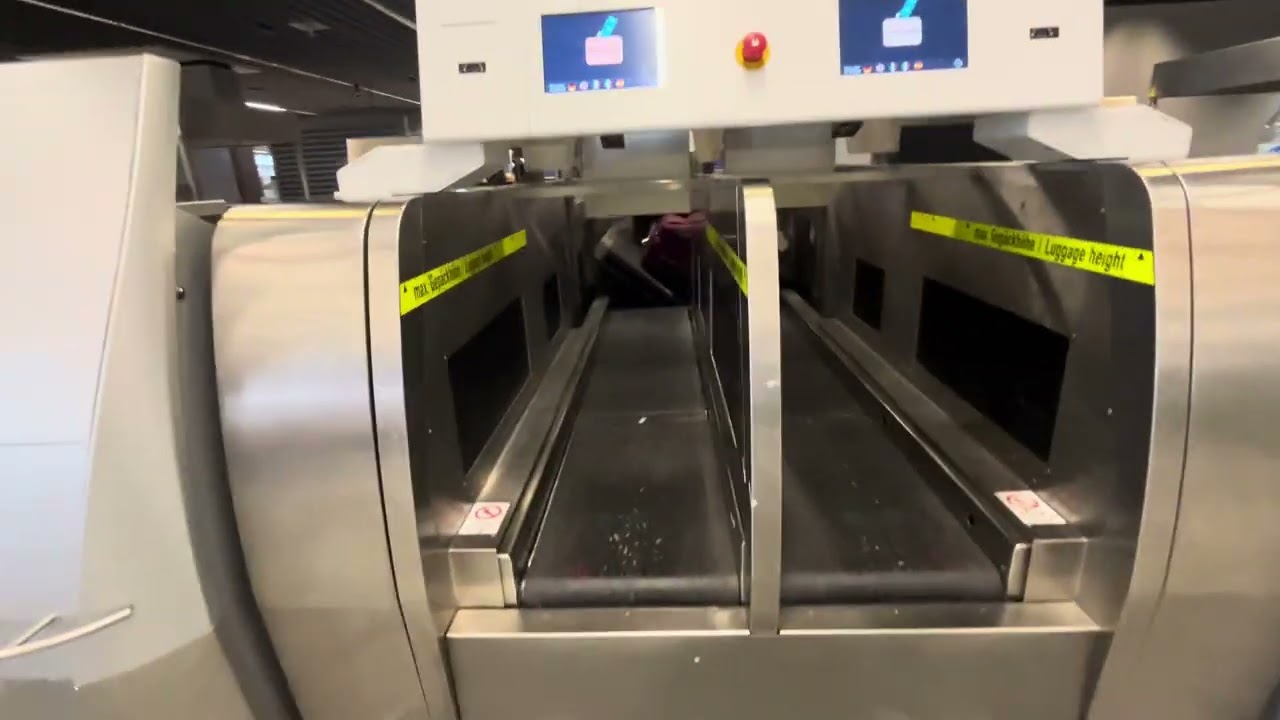 Automated baggage check-in at Frankfurt/FRA