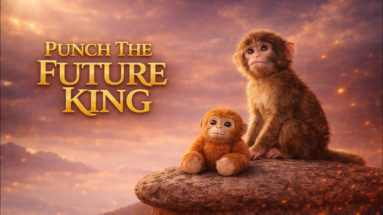 Punch The Future King #punch #monkey #monkeypunch #punchmonkey #japan #zoo #viral #love #cute #fyp 