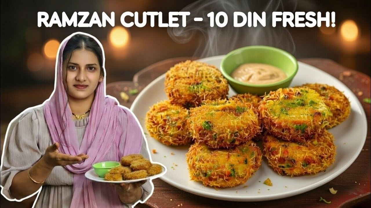 Ramzan Russian Cutlet Recipe | 10–15 Days Freezer Storage | Crispy Iftar #ramzan #russiancutlet