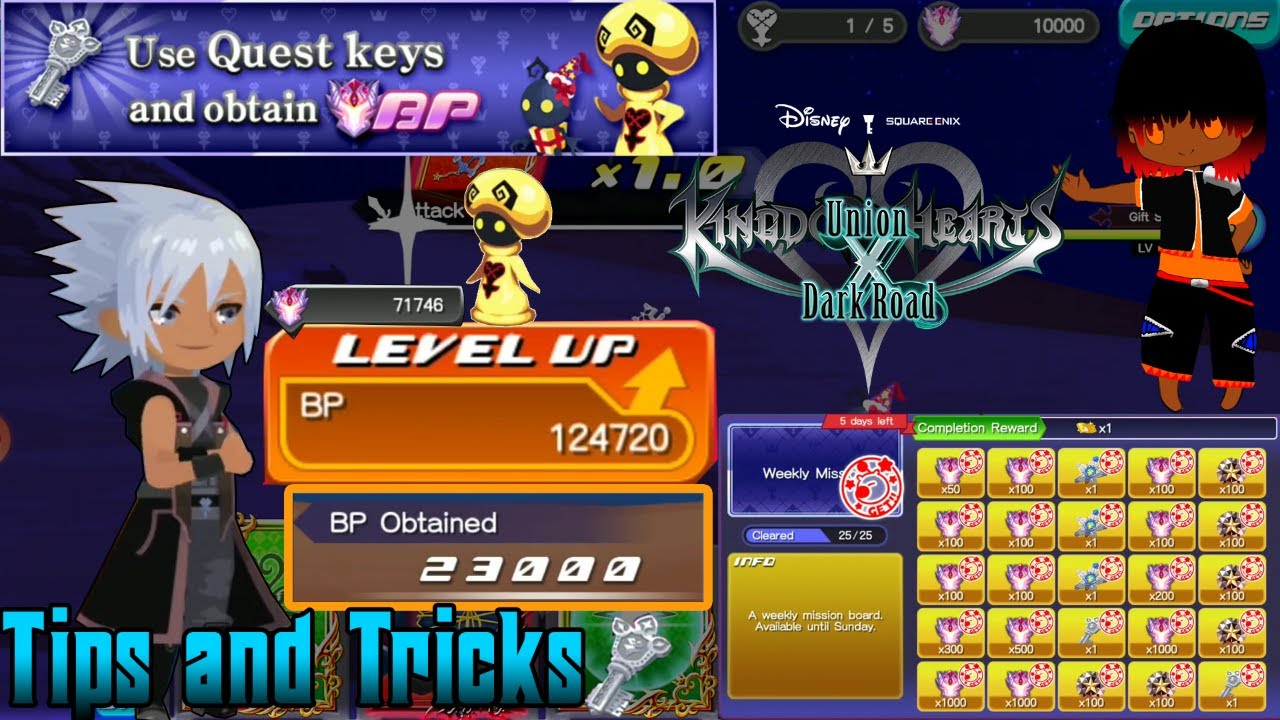 Kingdom Hearts Dark Road Tips and Tricks! How to level up fast and more!