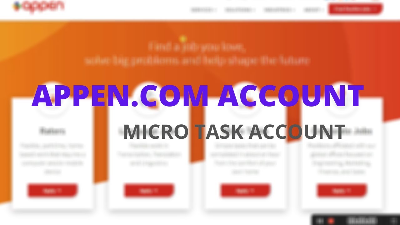 How To Create Appen.com micro task account #appen.com #microtask