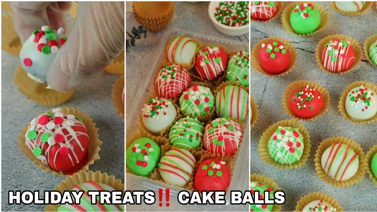 HOLIDAY TREATS CAKE BALLS| PERFECT NEGOSYO & GIFT IDEA FOR THESE UP COMING HOLIDAYS