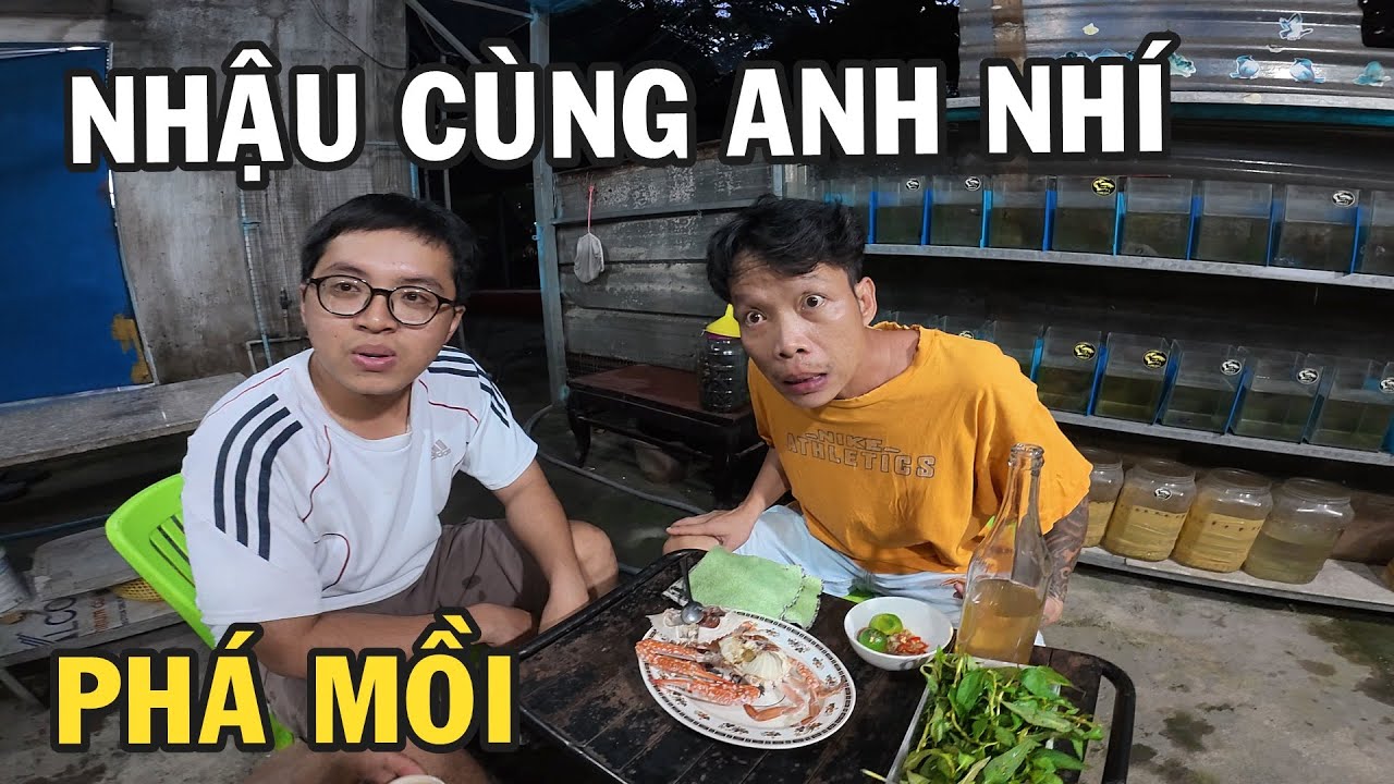 Nhậu cùng Anh Nhí Betta gặp hai anh em phá mồi còn nói đạo lý