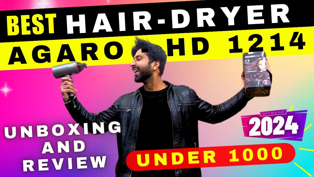 Agaro Hair Dryer Review & Demo | HD-1214 1400 Watts | Best Budget Hair Dryer In India Under 1000