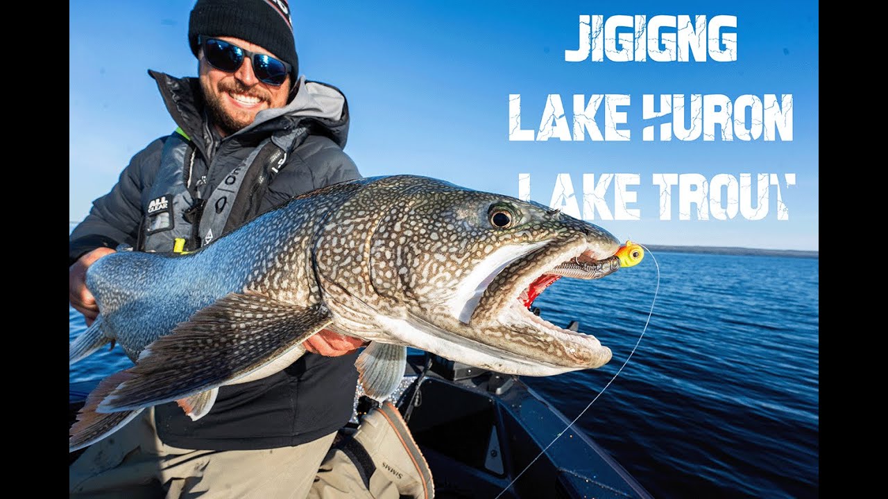 Jigging Lake Huron Lake Trout!