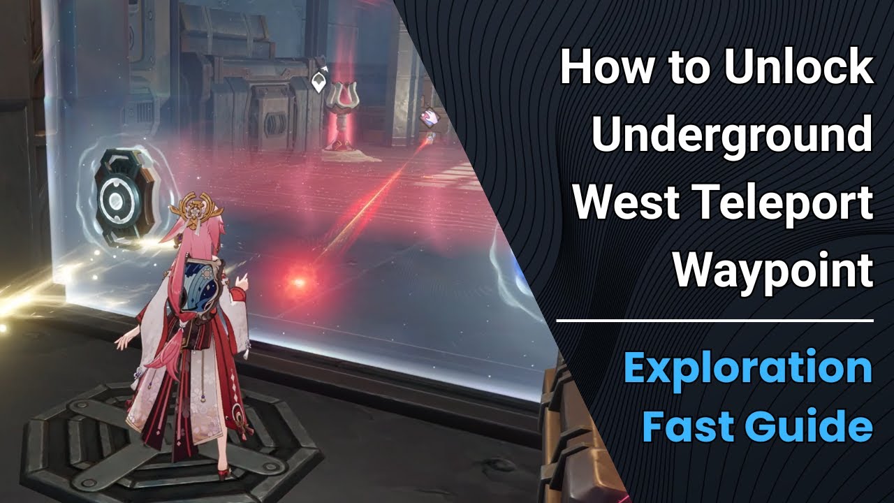 How to Unlock Underground West Teleport Waypoint | Design Bureau, Nod Krai Genshin Impact