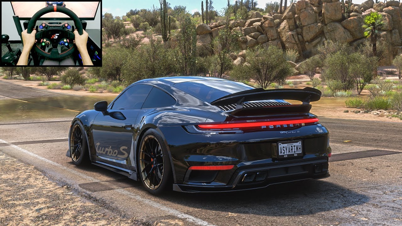 Porsche 911 Turbo S 2023 - Forza Horizon 5 | Simagic Alpha Ultimate Gameplay