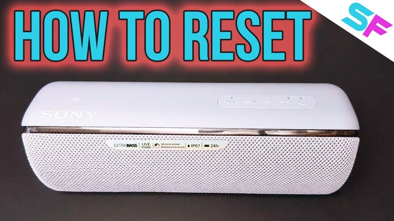 Устранение неполадок Sony SRS-XB32: Как выполнить сброс до заводских настроек