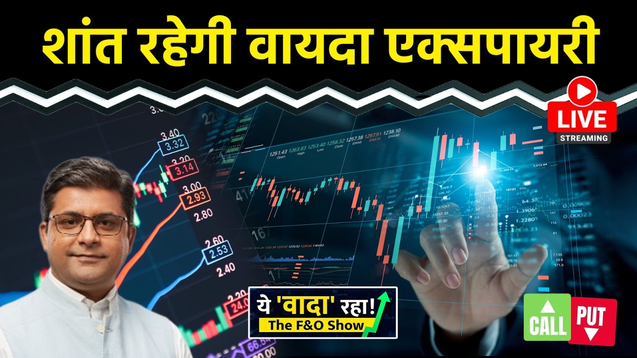 Nifty LIVE : 25500-25800 के दायरे में बाजार रहेगा | F&O Show | Intraday Trading | Nifty50