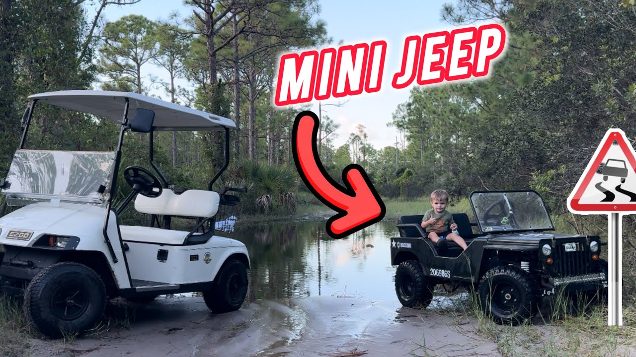 Mini Jeep 125cc Goes Off-road!