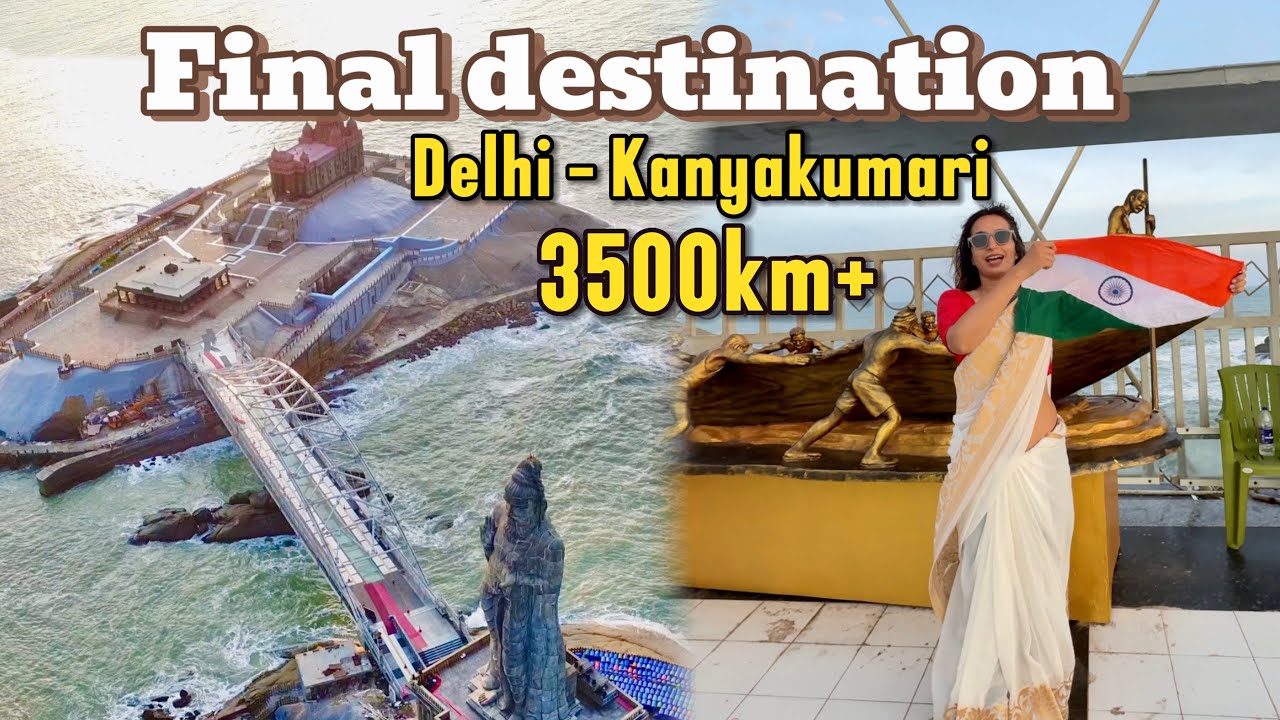 Finally reached Kanyakumari 🇮🇳| Delhi-Kanyakumari ride |Episode-8