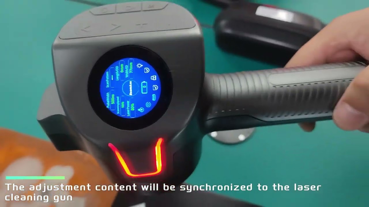 MCWlaser P120 | 120W Handheld Laser Cleaning Machine Demonstration Video