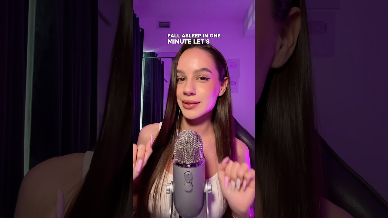 ASMR fall asleep in 1 minute 😴💤 #asmr #asmrvideo #asmrsounds #tingles #sleep