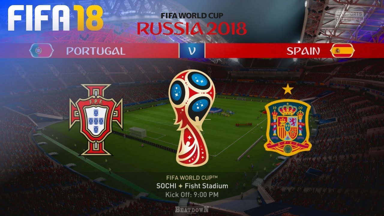 FIFA 18 World Cup - Portugal vs. Spain @ Fisht Stadium (Group B)