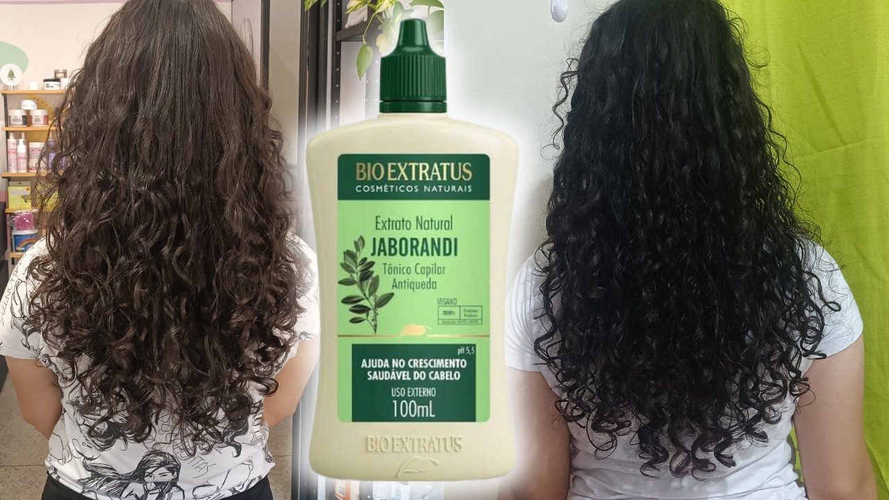 Resenha tonico jaborandi bio extratus |  Antes e depois , usei por 01 mês