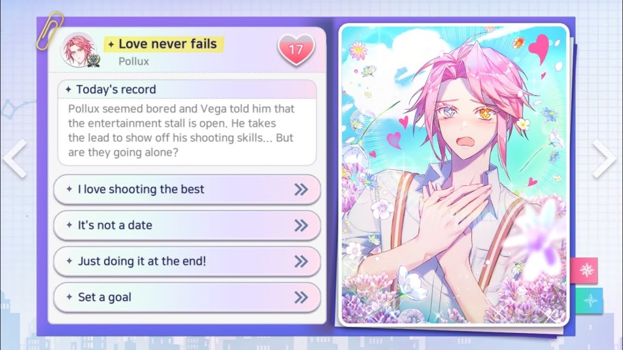 Arcana Twilight || Love never fails || Pollux