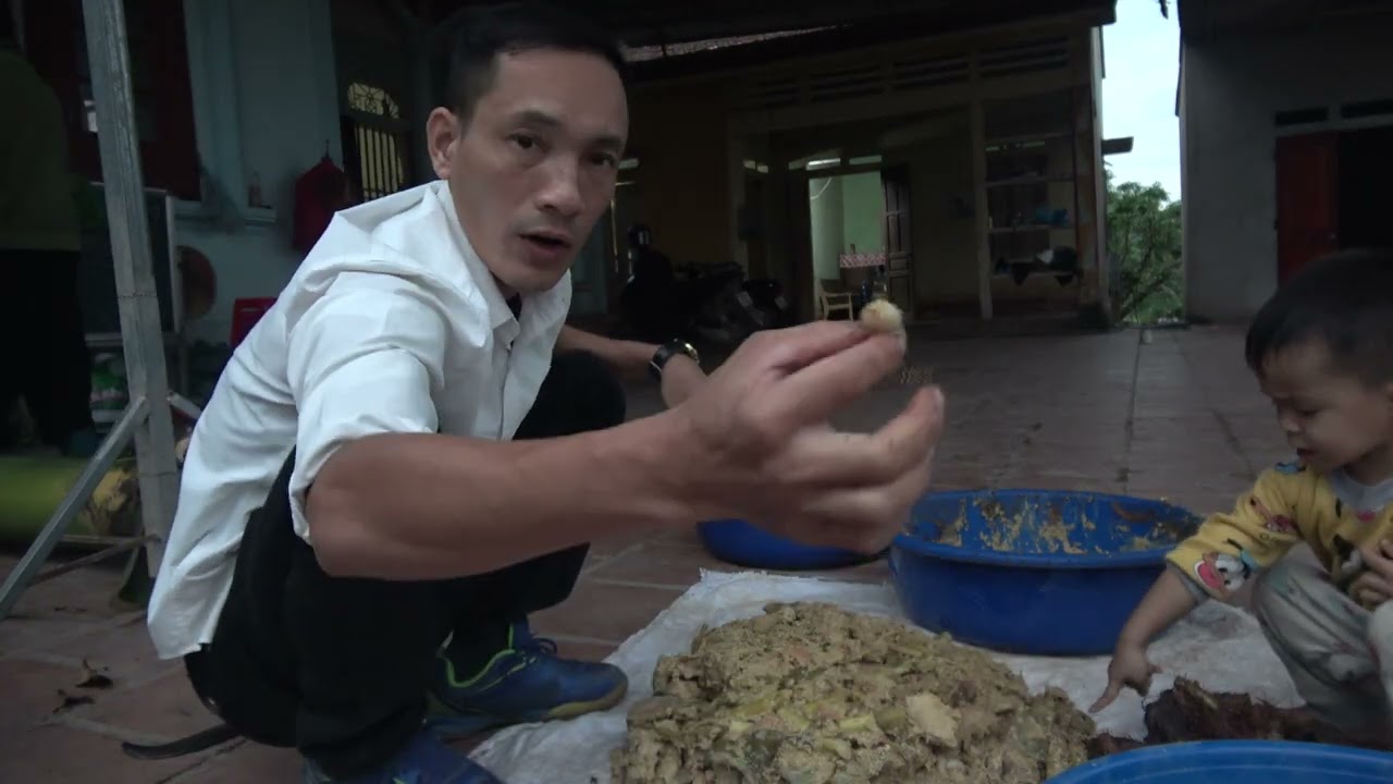 Thu hoạch đuông dừa vụ đông.
