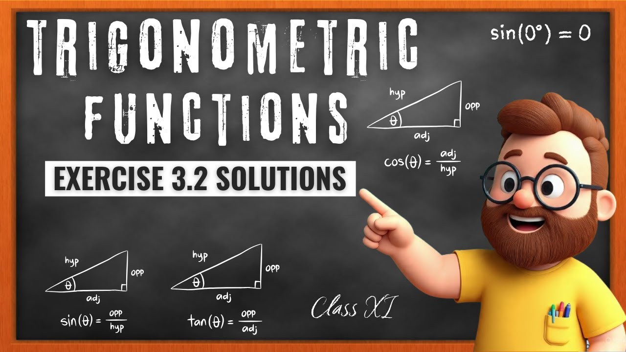Exercise 3.2 Solutions | Class 11 Mathematics | Trigonometric Functions #maths #trigonometryclass11
