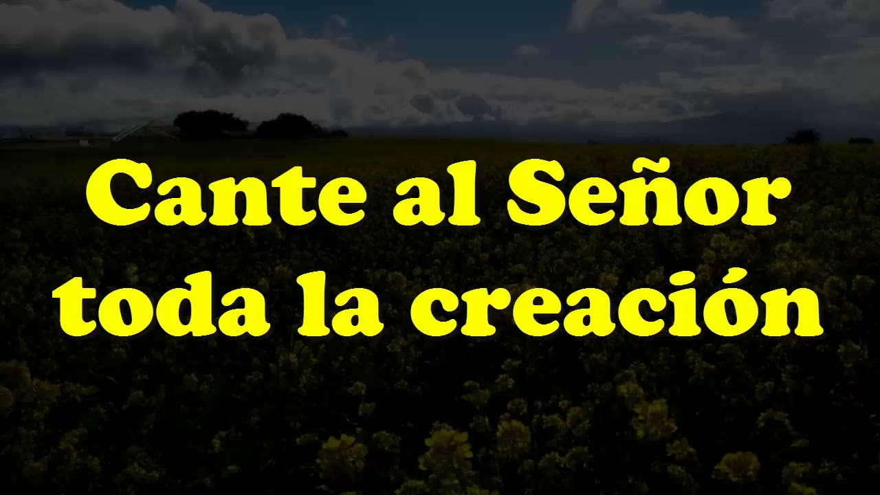 Cante al Señor pista sin coros PISTA