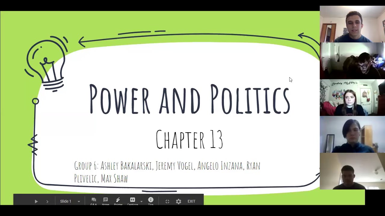 Organizational Behavior Chapter 13: Power and Politics
