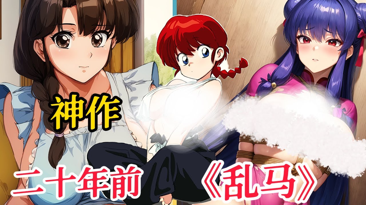 絕對的舊時代神作!逆天腦洞,一個人同時開"男後宮和女後宮"!一口氣看完《亂马》24-35