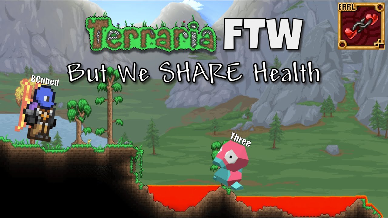 [7] PLANTERA BOUTTA GET TOUCHED: Terraria Legendary FTW but We SHARE Health (w/BCubed)