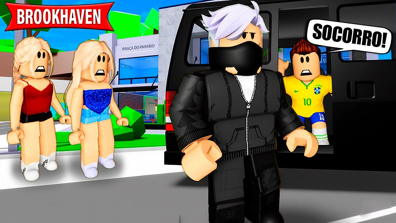 O MENINO QUE JOGA FUTEBOL FOI RAPTADO por UM ESTRANHO | Historinhas Brookhaven RP | Roblox