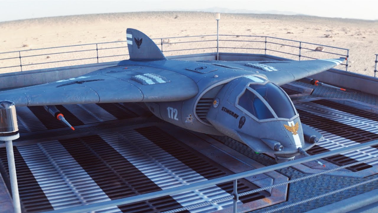Sci-Fi Environment 3D Render Tests / Cinema4D / Element3D