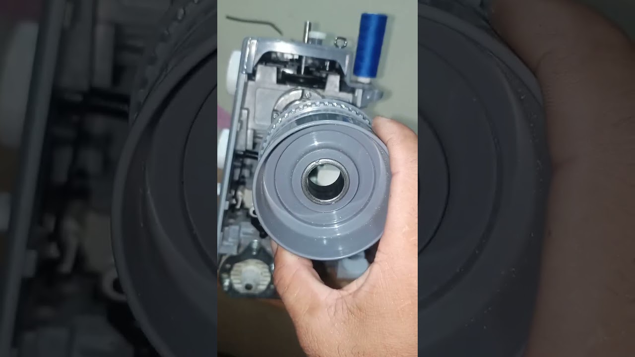 cara buka roda mesin jahit singer 984 dan vanbeltnya