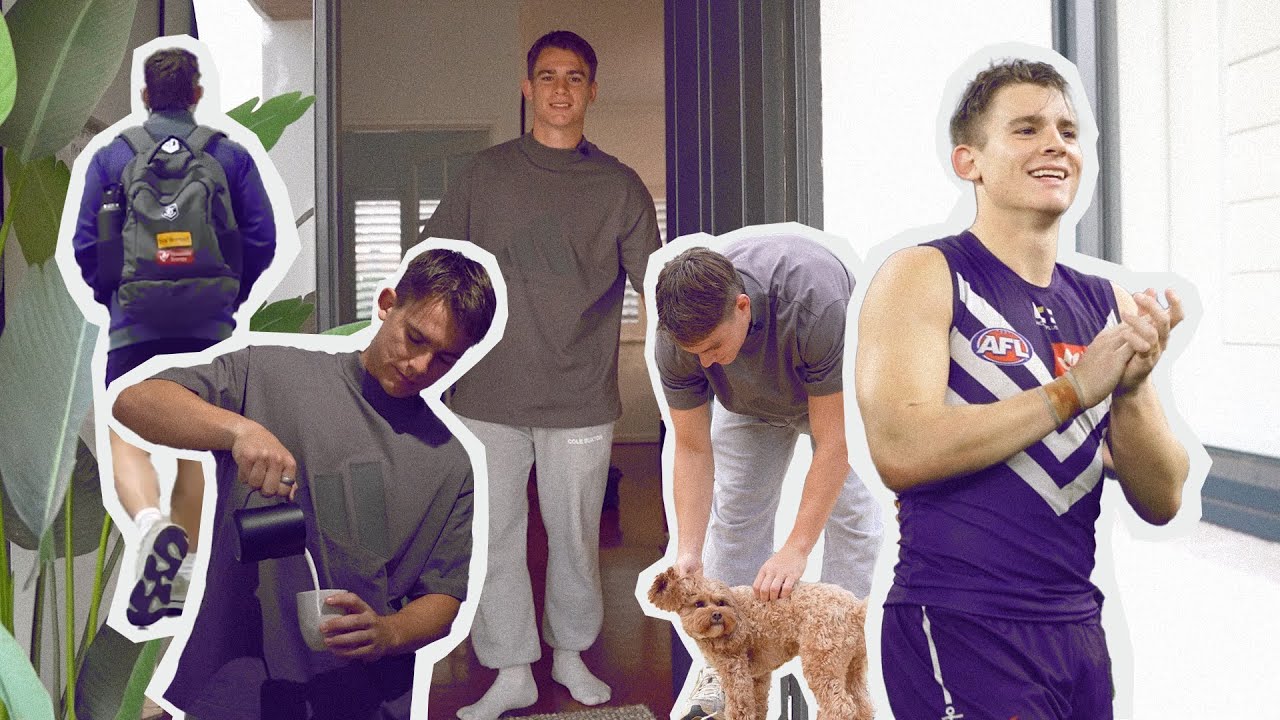 Spend a game day with Freo midfielder Caleb Serong 🎥