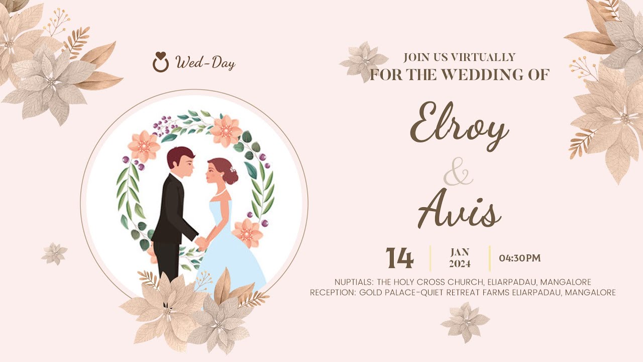 ELROY WITH AVIS || WEDDING LIVE STREAMING || 14 TH JANUARY 2024