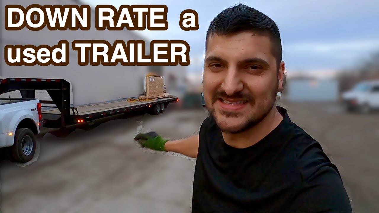 How to  DOWN  RATE  a gooseneck trailer